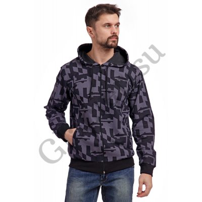 3337 Джемпер-толстовка для мужчин (2-х нитка)
